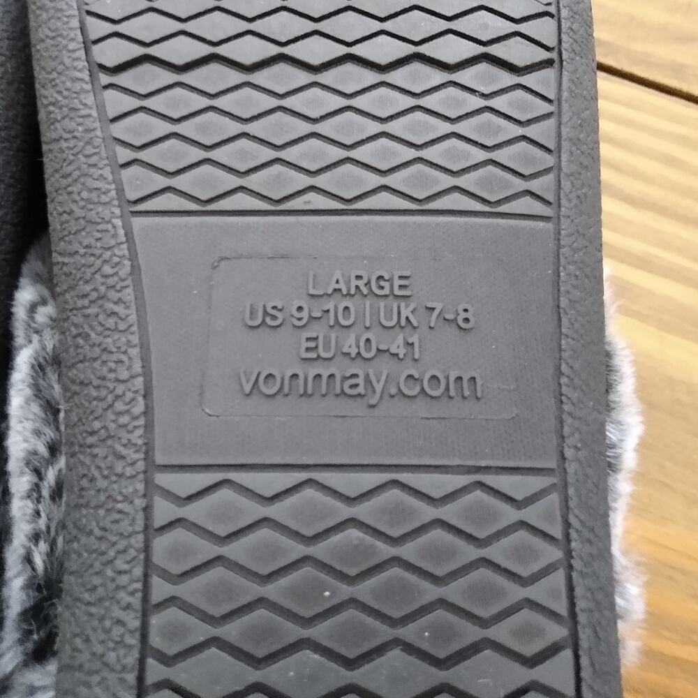 [H157] VONMAY Comfy Fuzzy House Memory Slipper Fo… - image 9